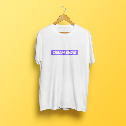 CREAM SWAG T-shirt - Grape Purple